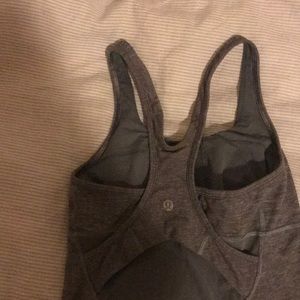 Lulu lemon grey work out tank